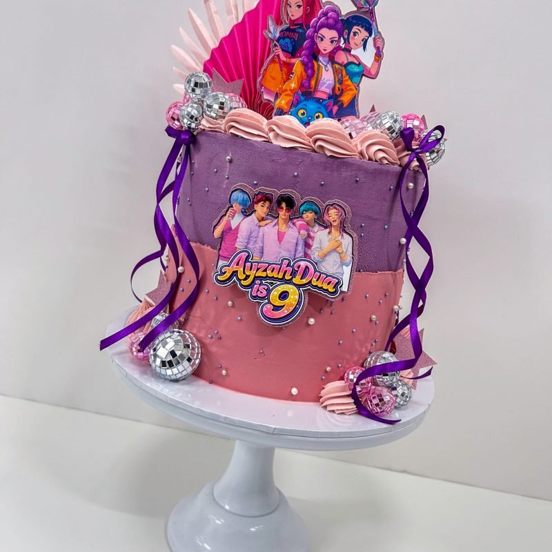 Kpop Demon Hunters Cake 2