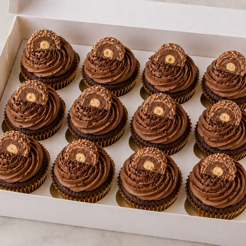 Ferrero Rocher cupcakes
