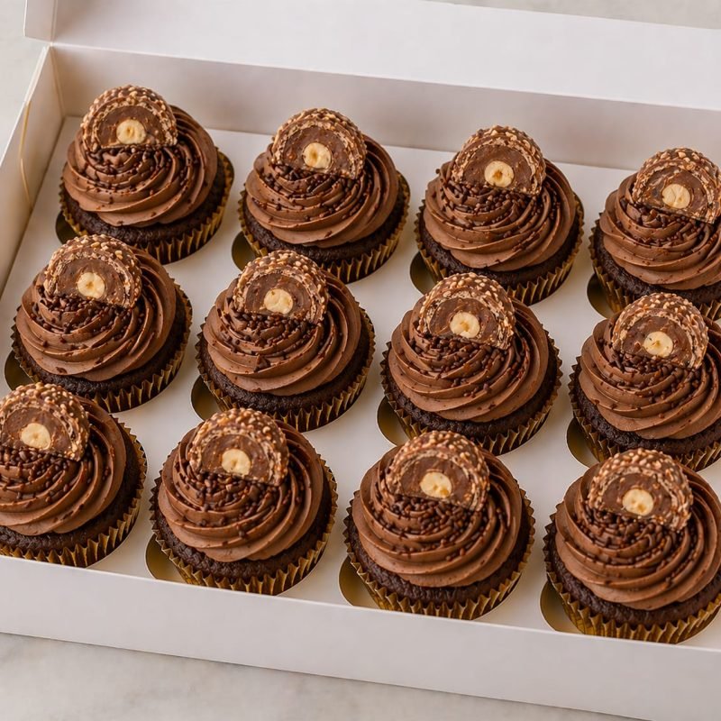 Ferrero Rocher cupcakes