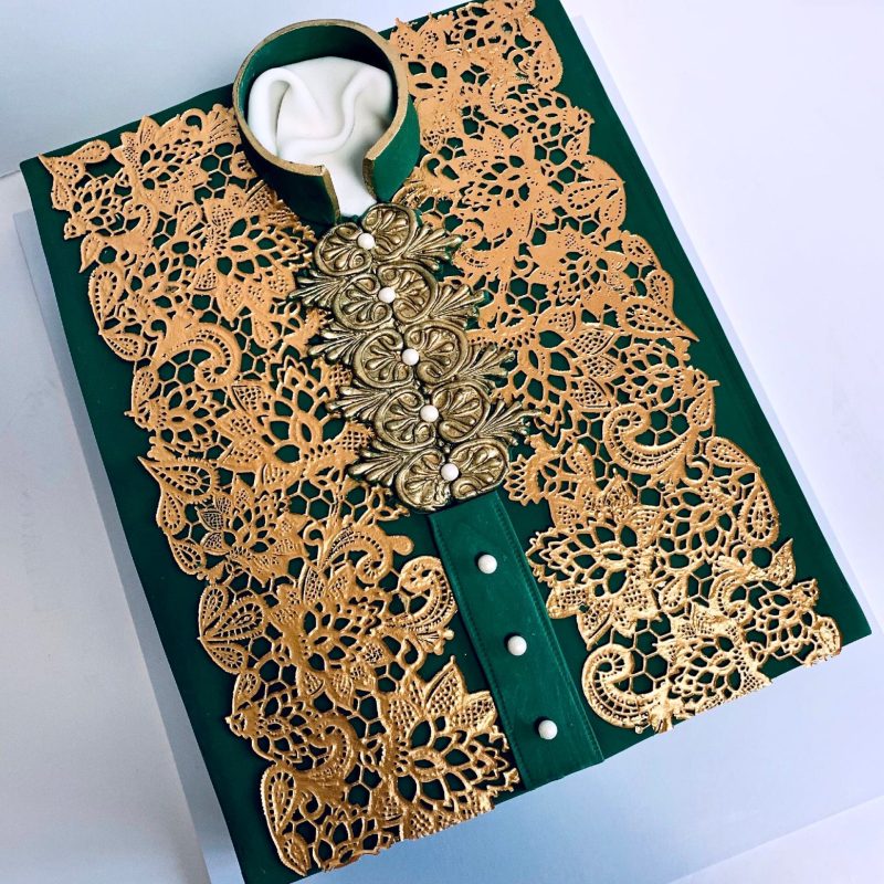 Sherwani cake 2
