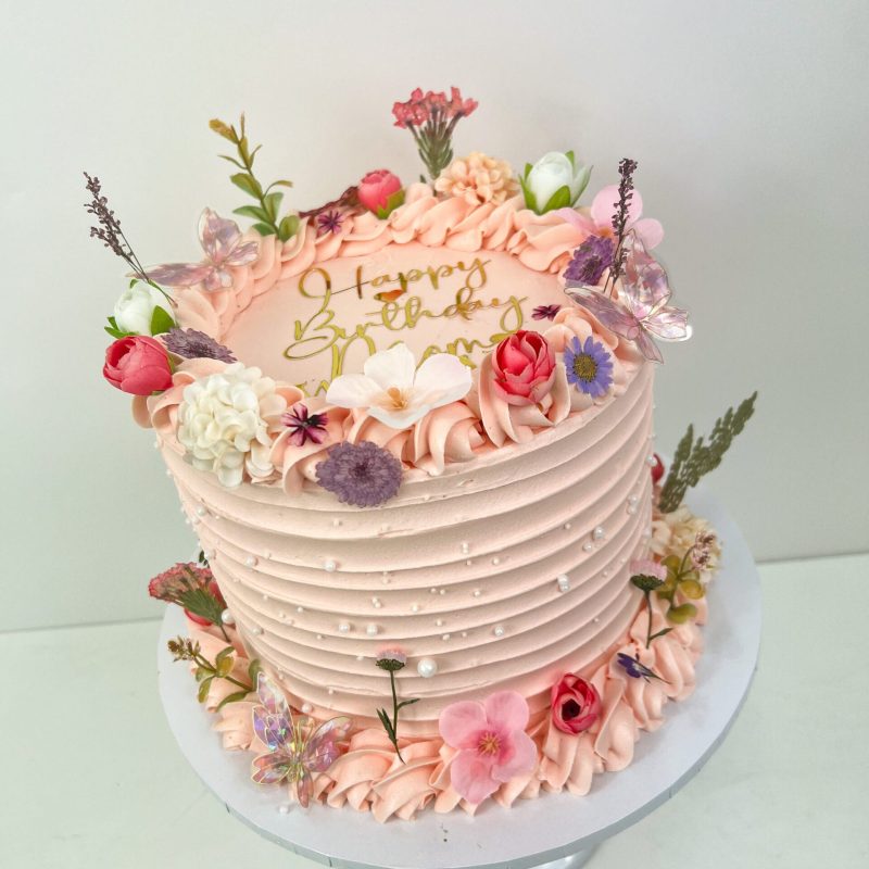 Floral Birthday Cake