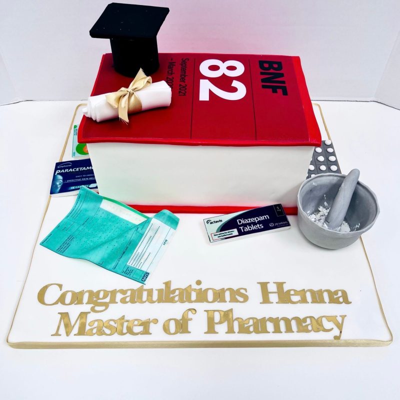 BNF Pharmacy Book Cake