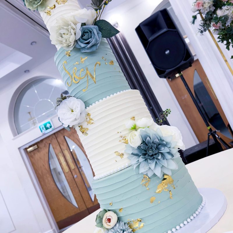 Coloured Wedding Cake