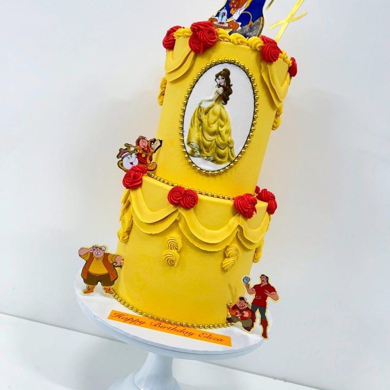 Beauty and the beast cake
