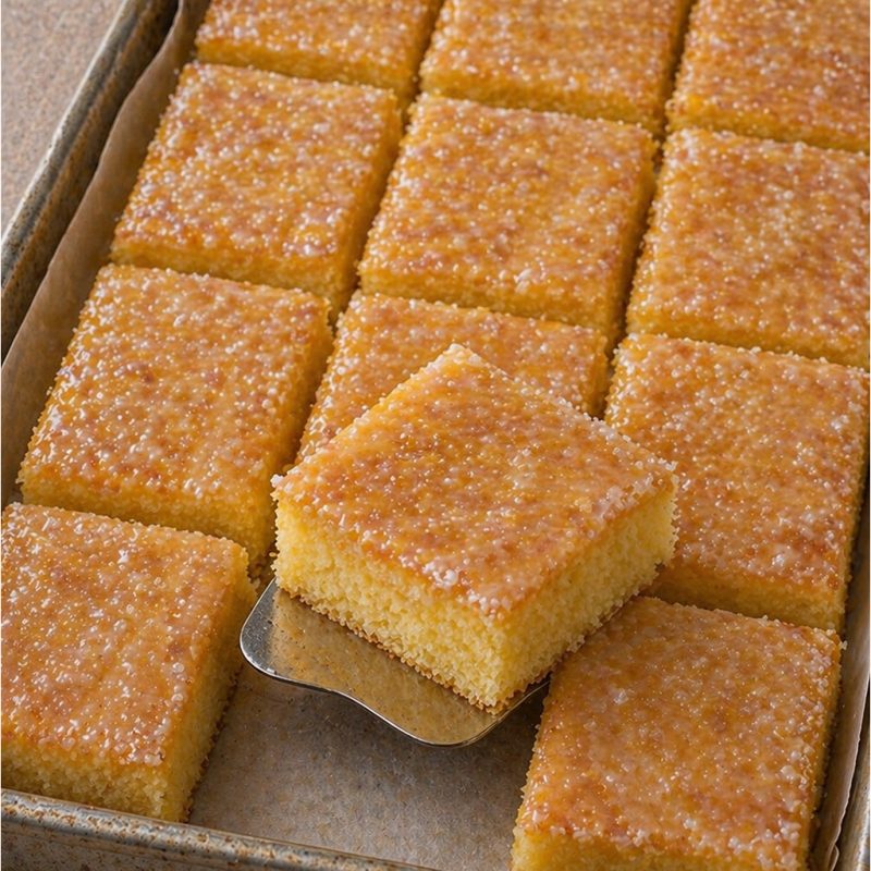 Lemon Drizzle Traybake