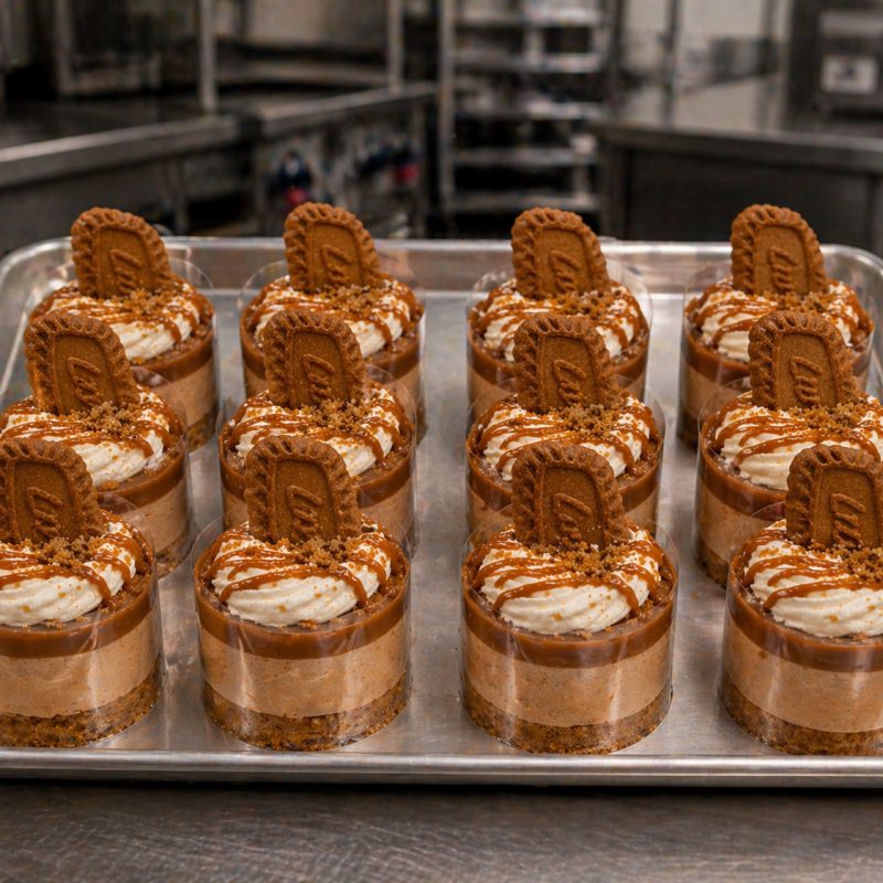 lotus biscoff mini cheesecakes