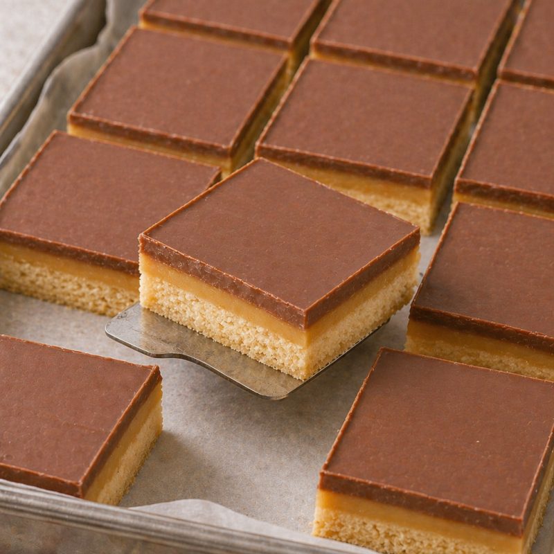 Millionaires Shortbread Traybake