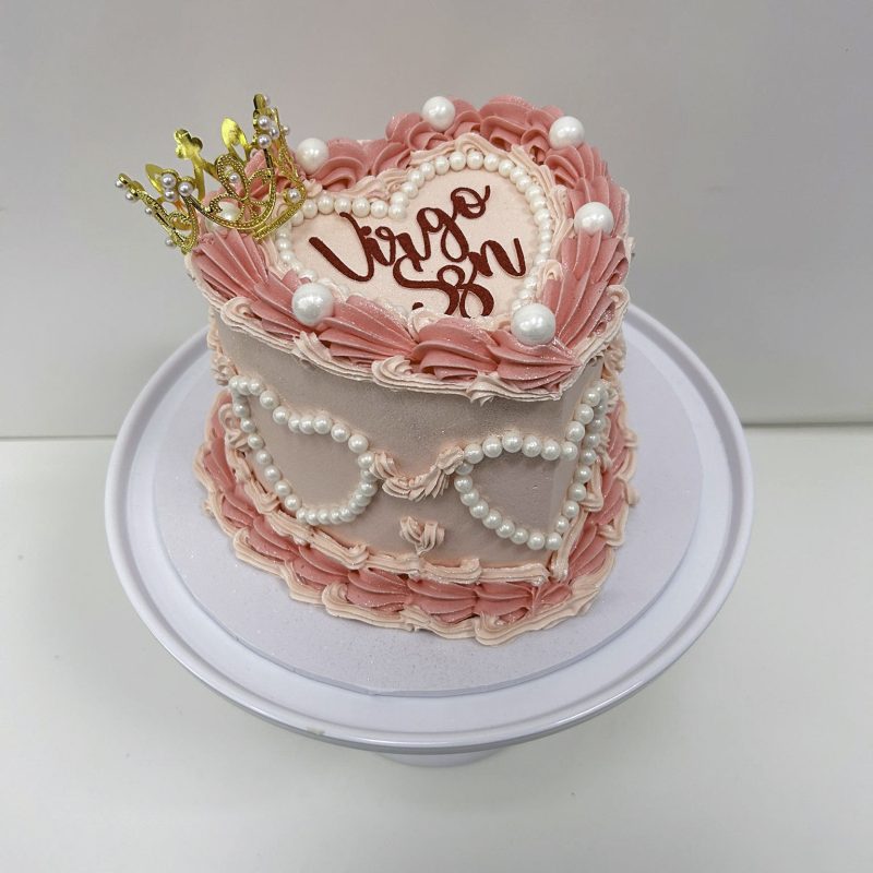Tiara Heart Cake