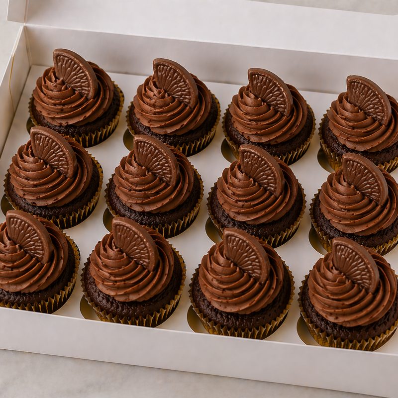 Khalids Chocolate Orange Cupcakes