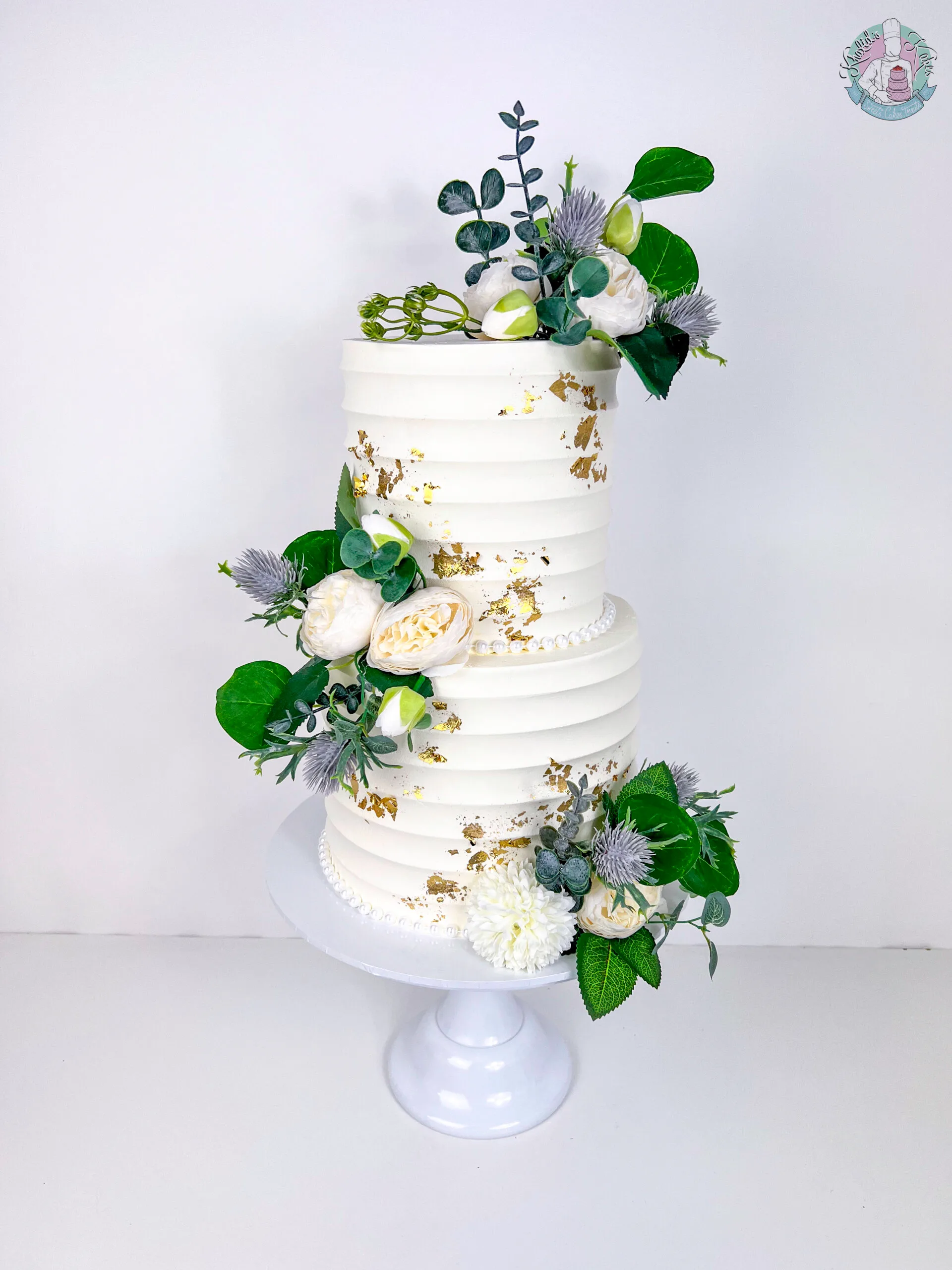 2 tier Bevelled cake