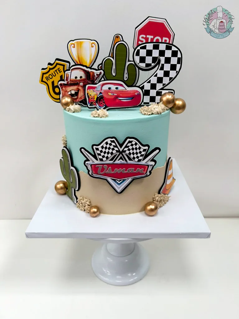 Lightning Mcqueen Cake