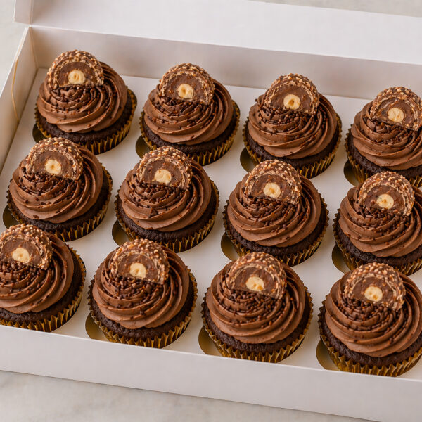Ferrero Rocher cupcakes