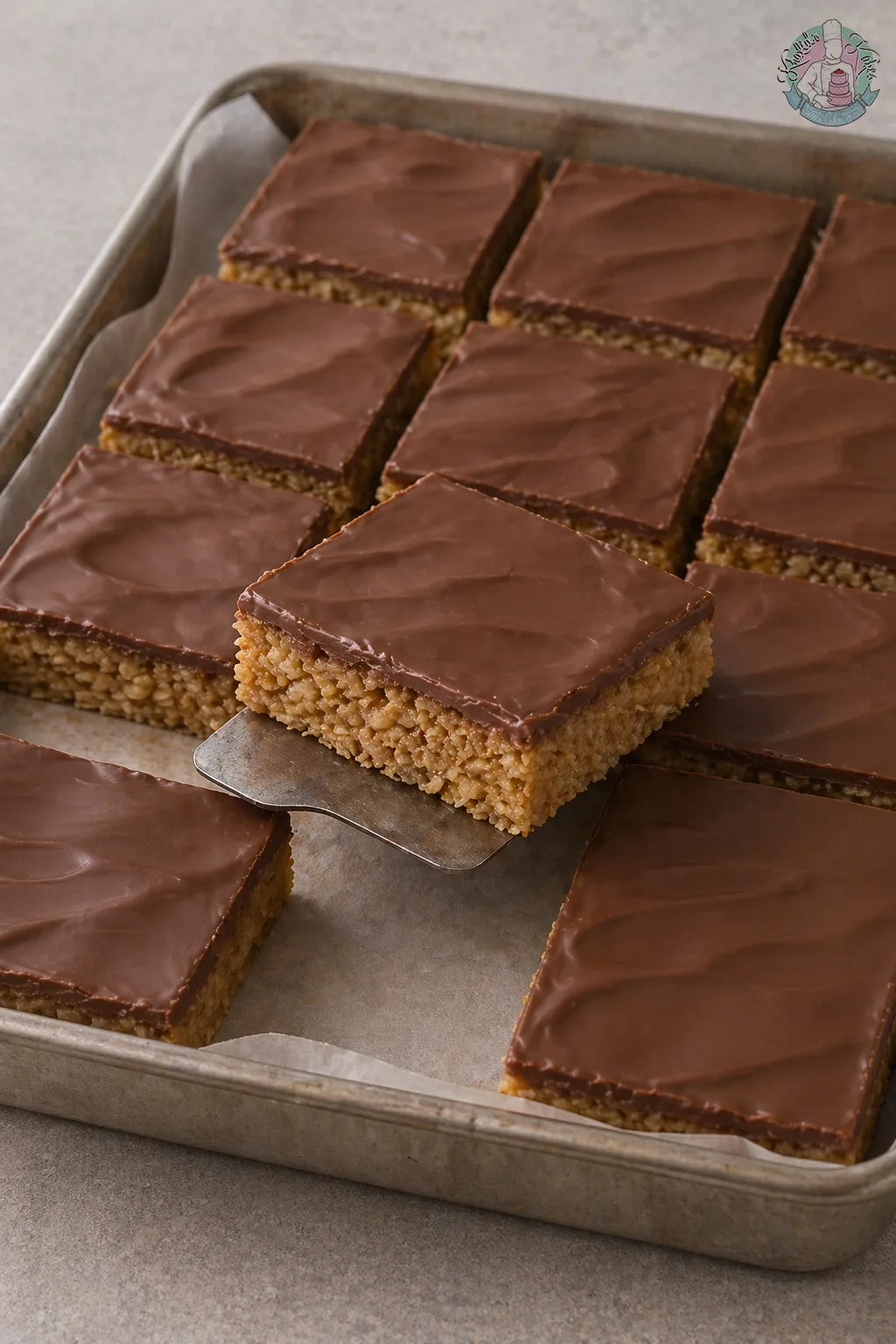 Chocolate Covered Flapjack Traybake