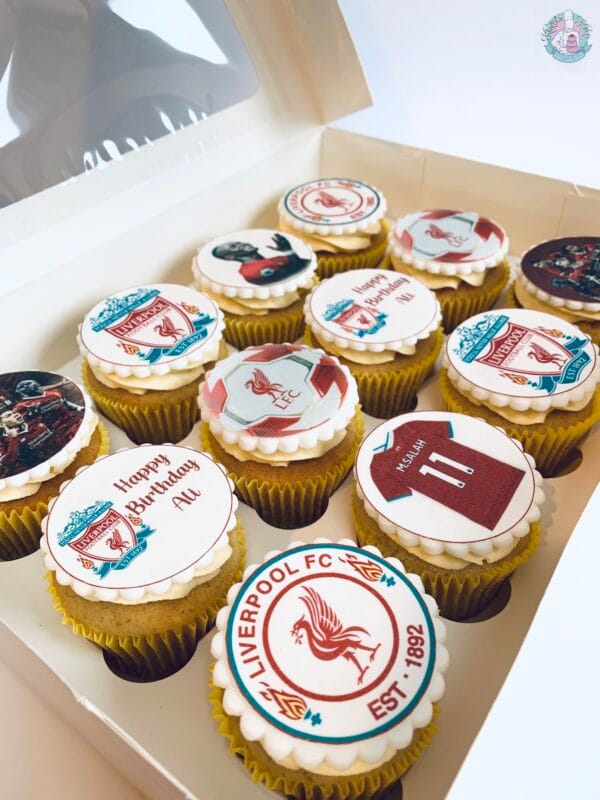 Football Photo Cupcakes