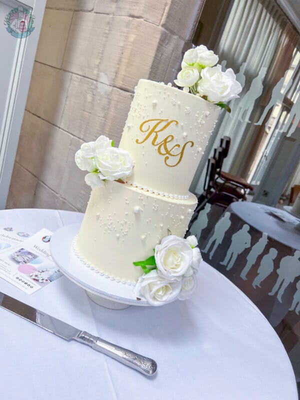 Pearl Wedding Cake