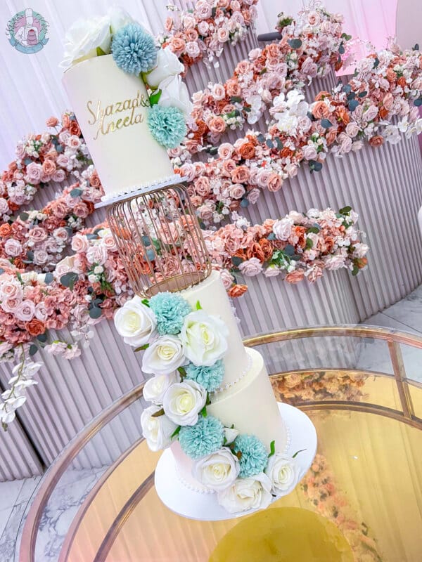 Cage Wedding Cake