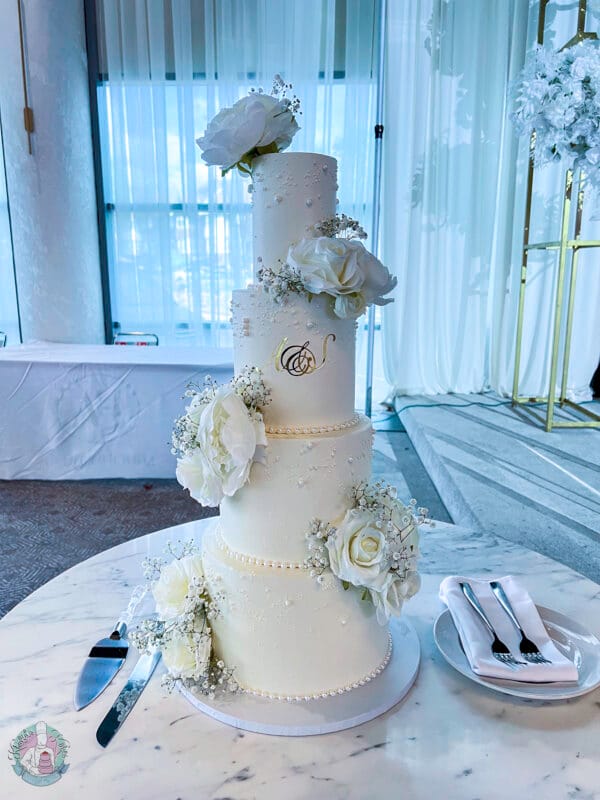 Pearl Wedding Cake