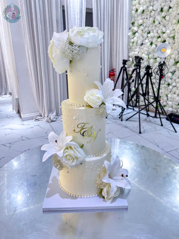 Pearl Wedding Cake