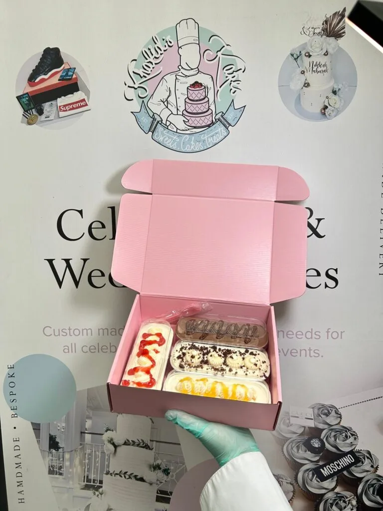 How to Choose the Right Wedding Cake Size — A Birmingham Baker's Guide 4 wedding cake sizes Birmingham — display wedding cake with cutting cake option by Khalids Kakes