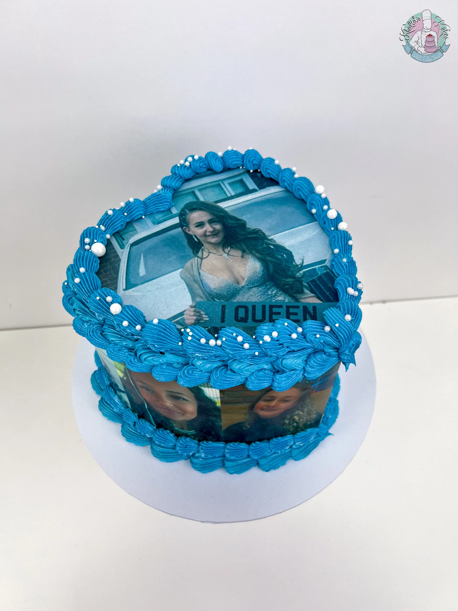 Burn away Heart cake 3
