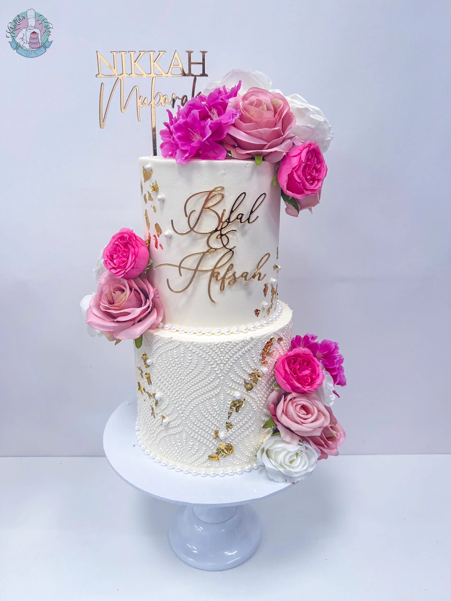 2 Tier Nikkah Cake