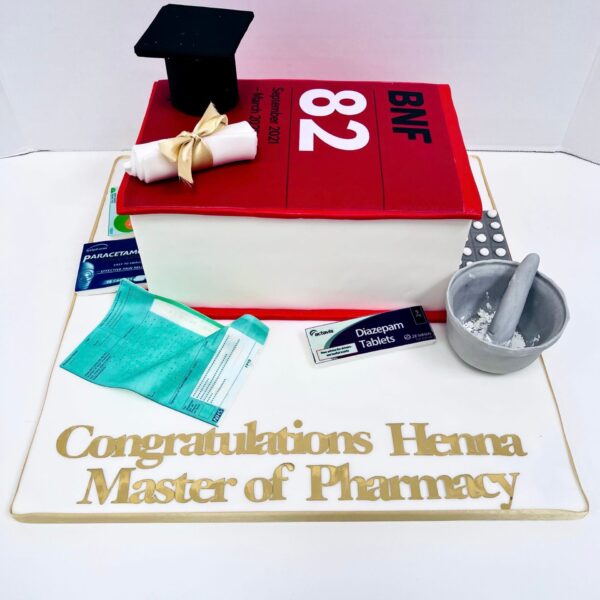 Shop 317 BNF Pharmacy Book Cake