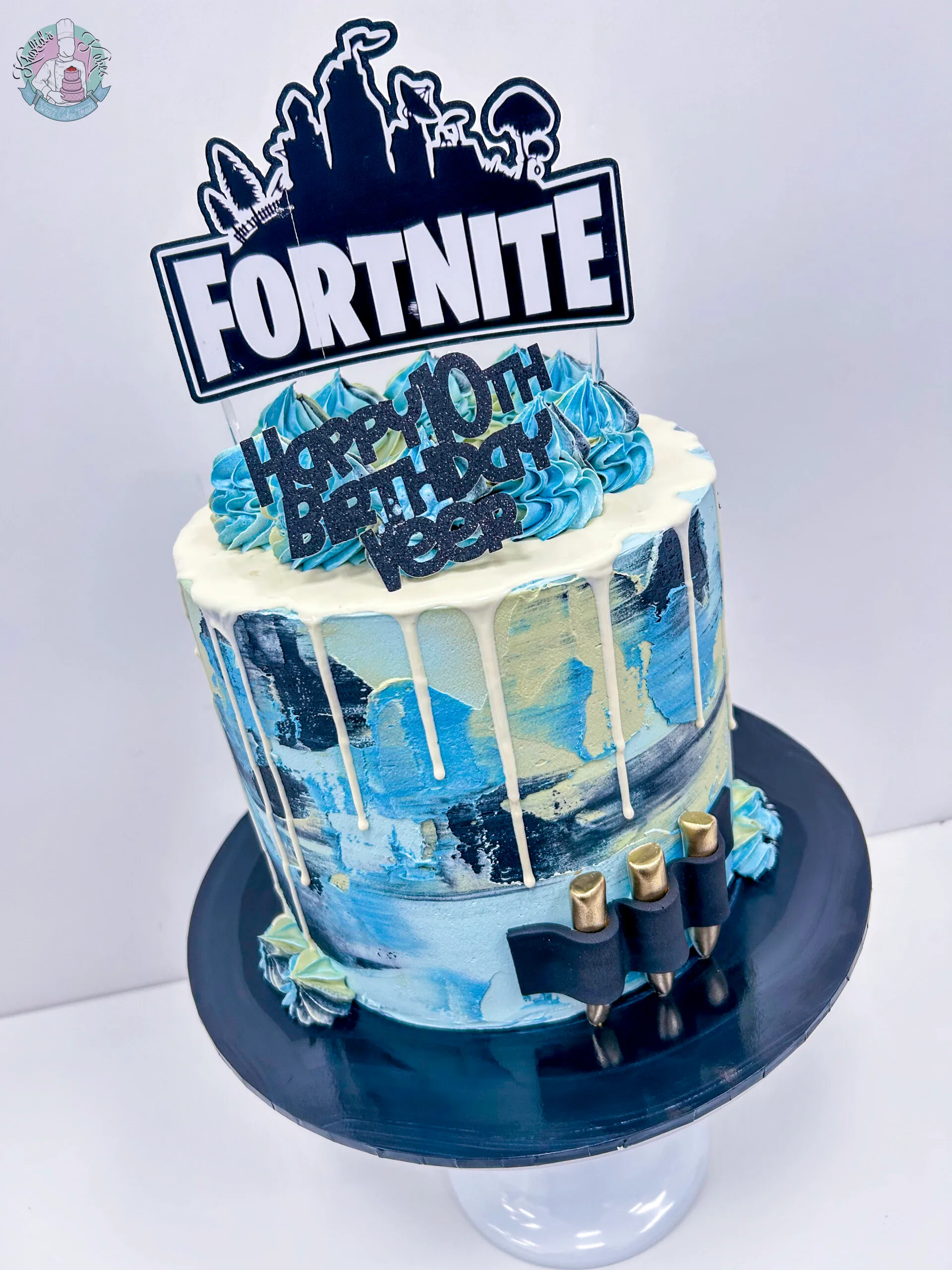 Fortnite Cake Birmingham — children’s birthday cake with battle-royale gaming detail.