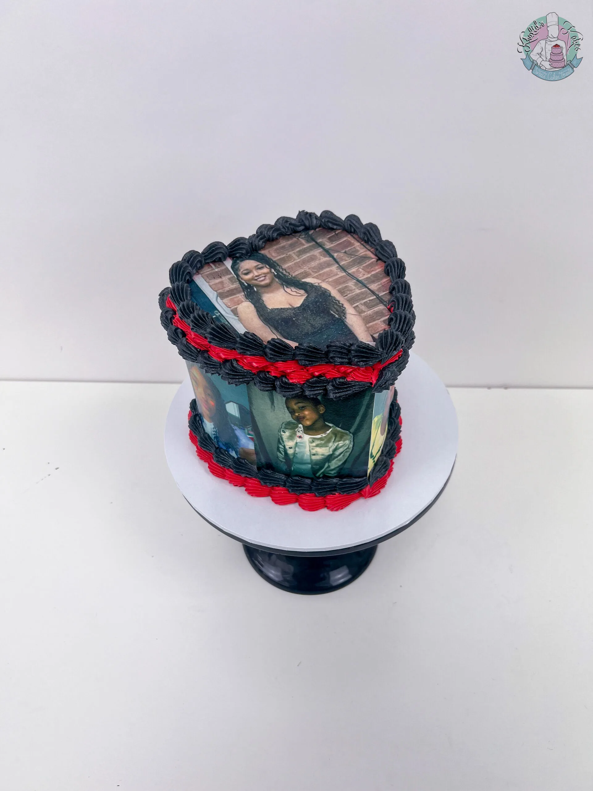Burn away Heart cake 2