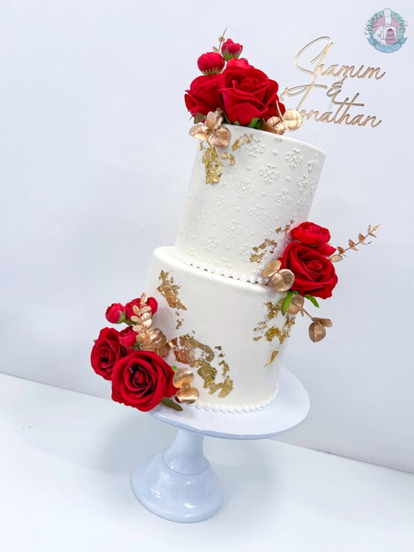 Stencil Wedding Cake 3