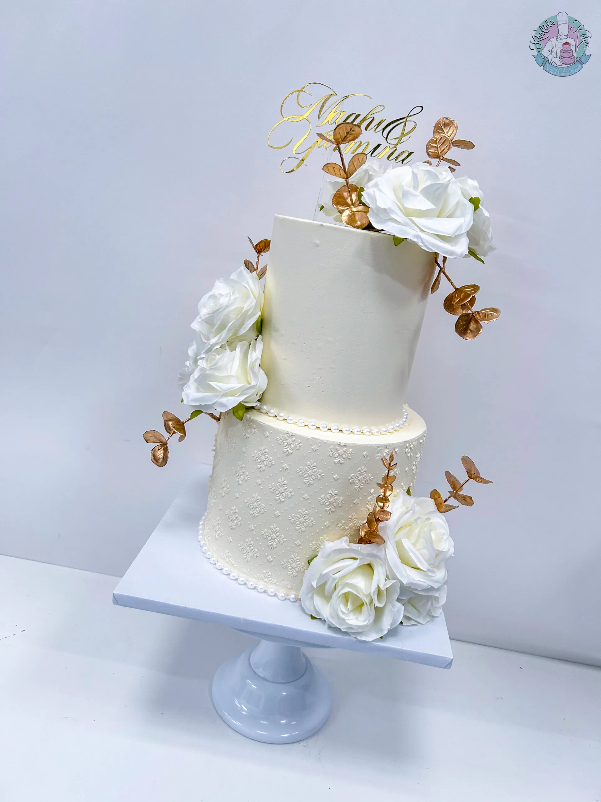 Stencil Wedding Cake 3