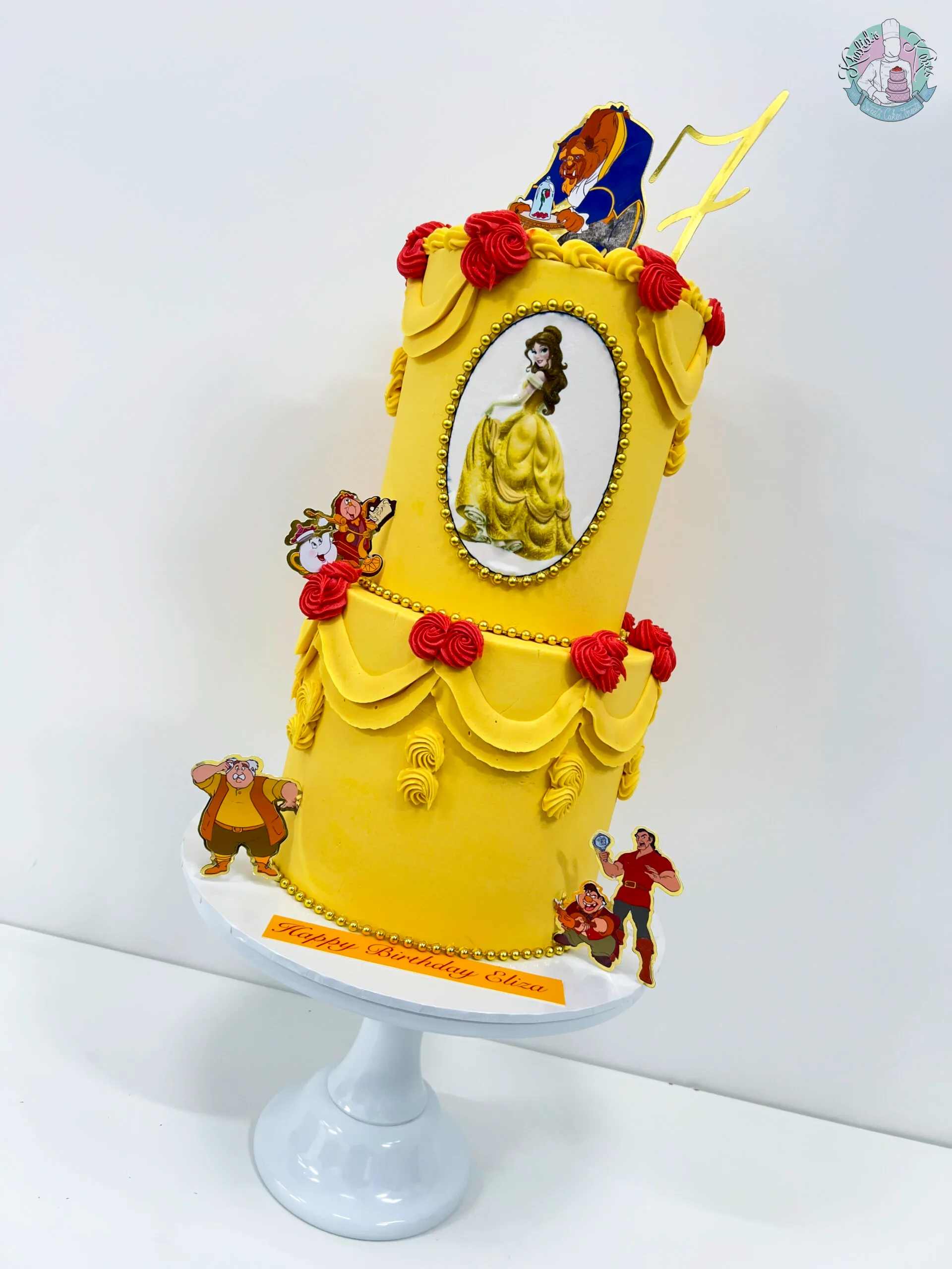 Beauty and the beast cake