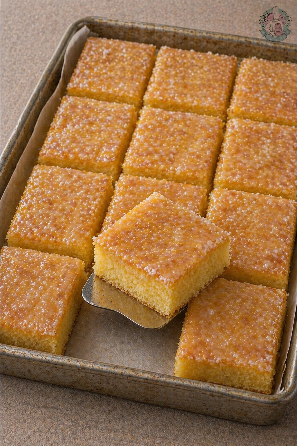 Lemon Drizzle Traybake