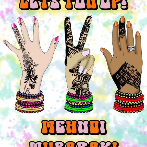 Shop 340 Mehndi Mubarak card