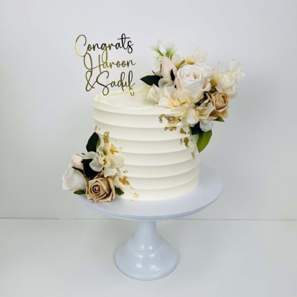 Shop 138 Bevelled Floral Cake