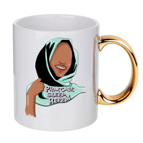 Shop 526 Pray, Cake Sleep Repeat Mug