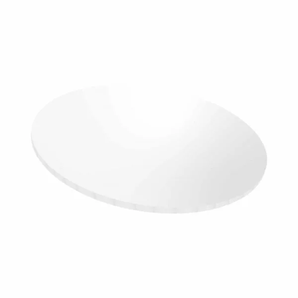 White masonite cake board
