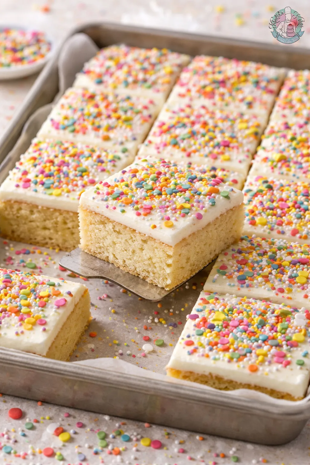 Old School Sprinkle Cake