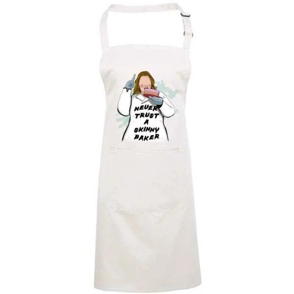 Never Trust a Skinny Baker Apron