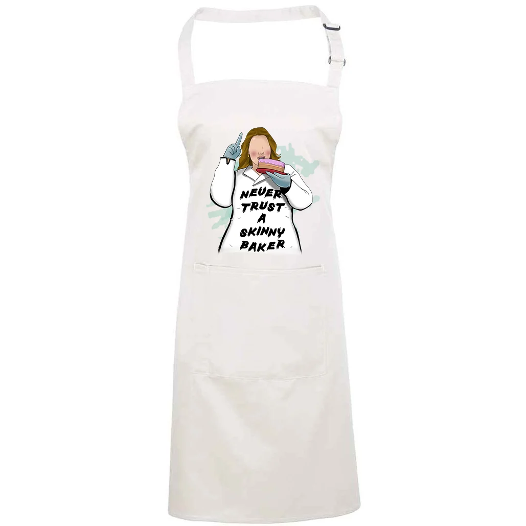 Never Trust a Skinny Baker Apron